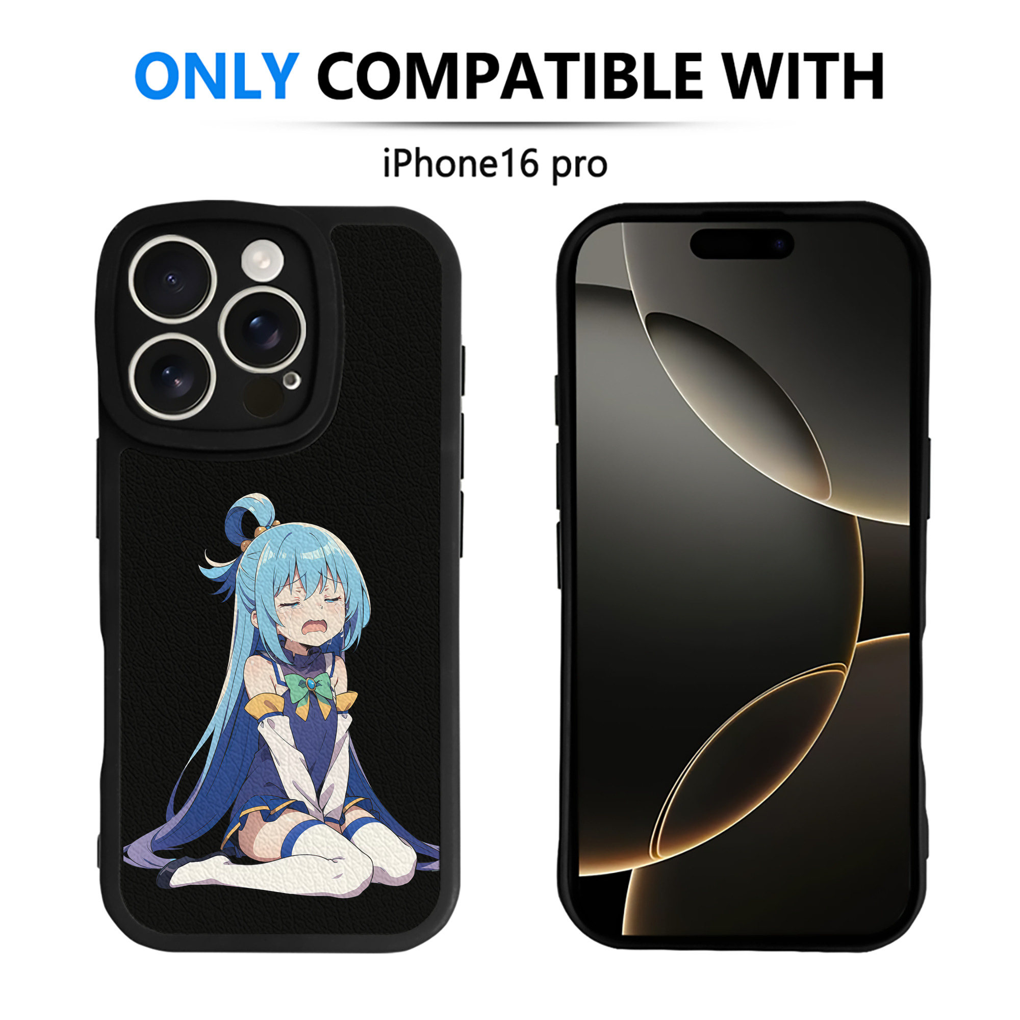 （画像用） 転スラ Regarding Reincarnated to Slime 【iPhone 16シリーズ対応】シリコンスマホケース（レザー調） 材質：シリコン